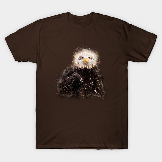 American Bald Eagle T-Shirt by ElviraDraat